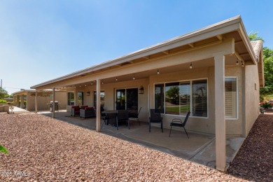 Imagine having your morning coffee  on your covered patio on Tuscany Falls At Pebble Creek in Arizona - for sale on GolfHomes.com, golf home, golf lot