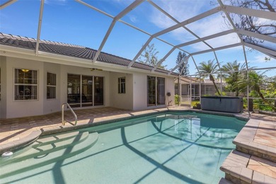 POOLSIDE PARADISE IN RIVER CLUB! Enjoy maintenance-free living on The River Club in Florida - for sale on GolfHomes.com, golf home, golf lot