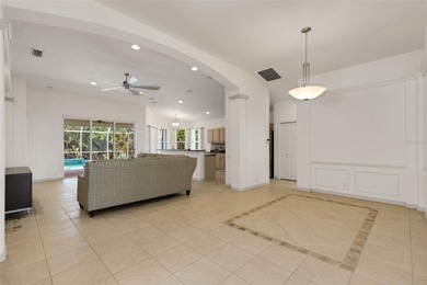 POOLSIDE PARADISE IN RIVER CLUB! Enjoy maintenance-free living on The River Club in Florida - for sale on GolfHomes.com, golf home, golf lot