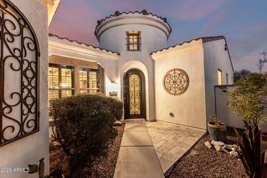 Charming Spanish-style single-level pool home in the heart of on Verrado Golf Club  in Arizona - for sale on GolfHomes.com, golf home, golf lot