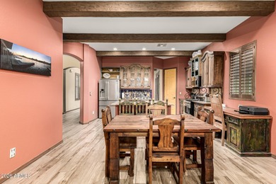 Charming Spanish-style single-level pool home in the heart of on Verrado Golf Club  in Arizona - for sale on GolfHomes.com, golf home, golf lot