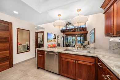 Enjoy sweeping ocean and sunset views from this beautifully on Kona Country Club Golf Course in Hawaii - for sale on GolfHomes.com, golf home, golf lot