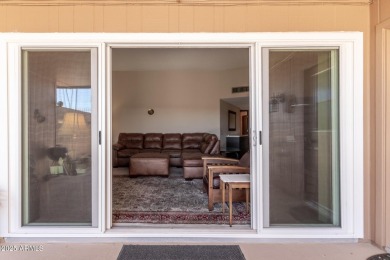 This well-cared-for 2-bedroom, 1.75-bath townhome is move-in on Sun City Lakes West and East in Arizona - for sale on GolfHomes.com, golf home, golf lot