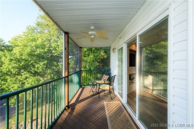 This condo is like living in a treehouse! Very private deck with on Bear Creek Valley Golf Club in Missouri - for sale on GolfHomes.com, golf home, golf lot