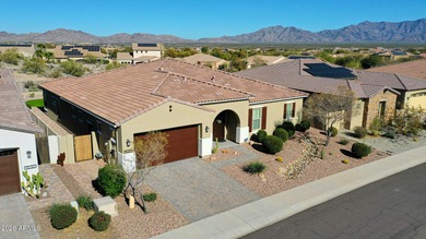 This exceptional energy-efficient 4-bedroom, 3.5-bath home with on Estrella Mountain Ranch Golf Course in Arizona - for sale on GolfHomes.com, golf home, golf lot