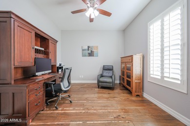 This exceptional energy-efficient 4-bedroom, 3.5-bath home with on Estrella Mountain Ranch Golf Course in Arizona - for sale on GolfHomes.com, golf home, golf lot