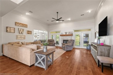 Welcome to this stunning 4-bedroom, 3.5-bathroom home nestled on on Eagle Crest Golf Course in Arkansas - for sale on GolfHomes.com, golf home, golf lot