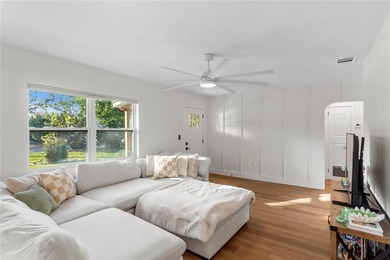 This fully remodeled 2 bedroom, 1.5 bathroom single story home on The Dunedin Country Club in Florida - for sale on GolfHomes.com, golf home, golf lot