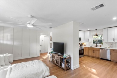 This fully remodeled 2 bedroom, 1.5 bathroom single story home on The Dunedin Country Club in Florida - for sale on GolfHomes.com, golf home, golf lot