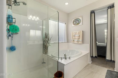 Welcome to a beautifully upgraded corner-lot home located in on Poston Butte Golf Club in Arizona - for sale on GolfHomes.com, golf home, golf lot