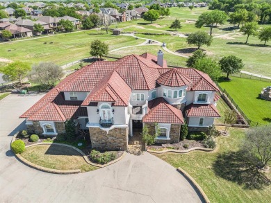 Luxury Mediterranean style home in gated-guarded community on on The Golf Club at Resort Eagle Mountain Lake in Texas - for sale on GolfHomes.com, golf home, golf lot