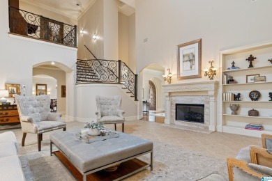 This grand Greystone home is nestled within its wooded  private on Greystone Golf and Country Club-Founders Course in Alabama - for sale on GolfHomes.com, golf home, golf lot