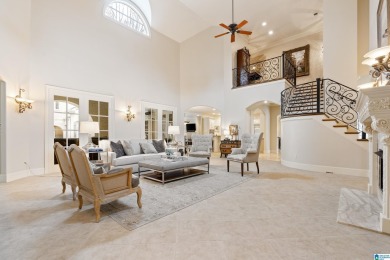 This grand Greystone home is nestled within its wooded  private on Greystone Golf and Country Club-Founders Course in Alabama - for sale on GolfHomes.com, golf home, golf lot