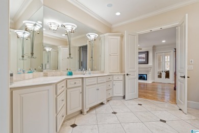 This grand Greystone home is nestled within its wooded  private on Greystone Golf and Country Club-Founders Course in Alabama - for sale on GolfHomes.com, golf home, golf lot