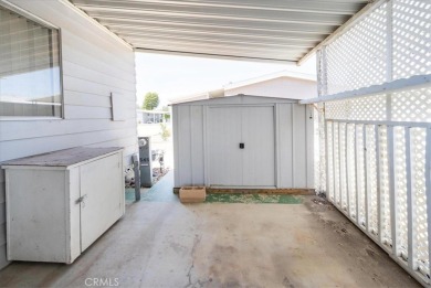**Charming 2 Bed/2 Bath Mobile Home in a Vibrant 55+ Golf Resort on Hemet West Mobile Estates in California - for sale on GolfHomes.com, golf home, golf lot