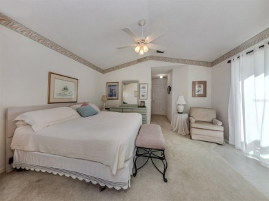 TRANQUILITY MEETS ELEGANCE WITH PICTURESQUE WATER VIEWS! Welcome on Venice East Golf Club in Florida - for sale on GolfHomes.com, golf home, golf lot