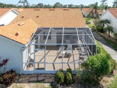 TRANQUILITY MEETS ELEGANCE WITH PICTURESQUE WATER VIEWS! Welcome on Venice East Golf Club in Florida - for sale on GolfHomes.com, golf home, golf lot