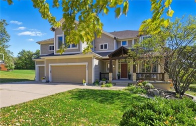 Welcome home to this beautiful 5-bedroom, 4.5-bath residence in on Falcon Valley Golf Course in Kansas - for sale on GolfHomes.com, golf home, golf lot