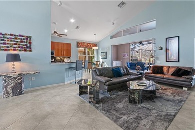 Beautifully maintained Laurel model offering 3 bedrooms and 3 on Shadow Wood Country Club in Florida - for sale on GolfHomes.com, golf home, golf lot