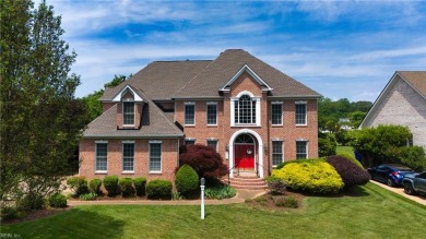 Welcome to your dream home, an all-brick w/ side load three car on Riverfront Golf Club in Virginia - for sale on GolfHomes.com, golf home, golf lot