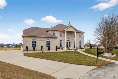 Custom home perfectly positioned on a stunning walkout on Stonewolf Golf Club in Illinois - for sale on GolfHomes.com, golf home, golf lot