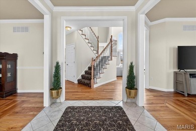 Custom home perfectly positioned on a stunning walkout on Stonewolf Golf Club in Illinois - for sale on GolfHomes.com, golf home, golf lot