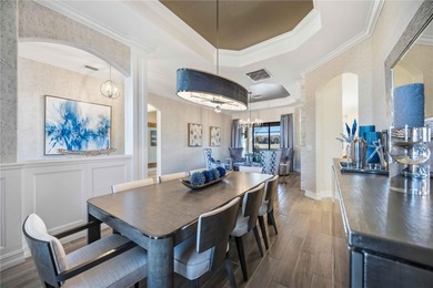 Turnkey furnished (excluding golf cart and select outdoor on Lakewood National Golf Club in Florida - for sale on GolfHomes.com, golf home, golf lot