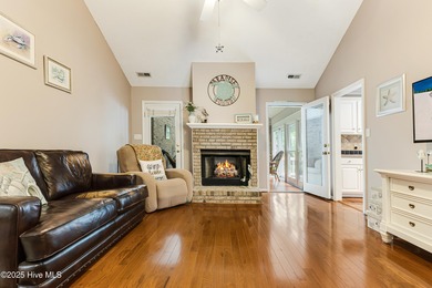 Tucked at the end of a cul-de-sac, this stunning brick home on Lockwood Folly Country Club in North Carolina - for sale on GolfHomes.com, golf home, golf lot