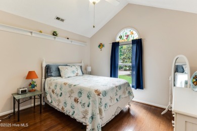 Tucked at the end of a cul-de-sac, this stunning brick home on Lockwood Folly Country Club in North Carolina - for sale on GolfHomes.com, golf home, golf lot