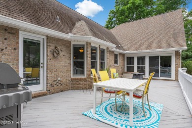 Tucked at the end of a cul-de-sac, this stunning brick home on Lockwood Folly Country Club in North Carolina - for sale on GolfHomes.com, golf home, golf lot