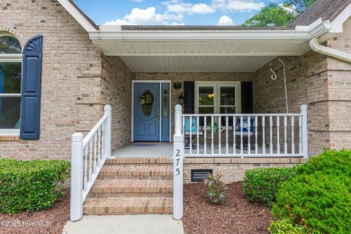 Tucked at the end of a cul-de-sac, this stunning brick home on Lockwood Folly Country Club in North Carolina - for sale on GolfHomes.com, golf home, golf lot