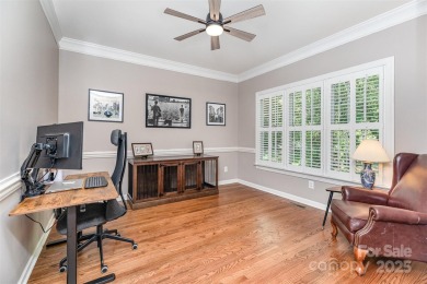 Step into this stunning 4-brf, 2.5-bath brick-front home on Northstone Country Club in North Carolina - for sale on GolfHomes.com, golf home, golf lot