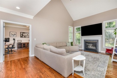 Step into this stunning 4-brf, 2.5-bath brick-front home on Northstone Country Club in North Carolina - for sale on GolfHomes.com, golf home, golf lot