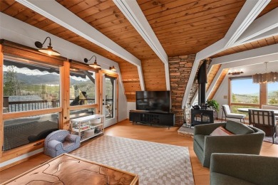Distinctive A-Frame Mountain Retreat with Sweeping Views of on Breckenridge Golf Club in Colorado - for sale on GolfHomes.com, golf home, golf lot