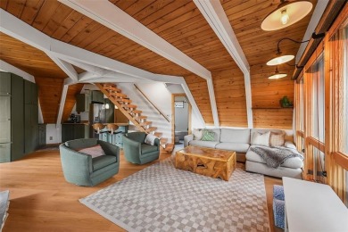 Distinctive A-Frame Mountain Retreat with Sweeping Views of on Breckenridge Golf Club in Colorado - for sale on GolfHomes.com, golf home, golf lot