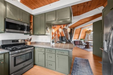 Distinctive A-Frame Mountain Retreat with Sweeping Views of on Breckenridge Golf Club in Colorado - for sale on GolfHomes.com, golf home, golf lot