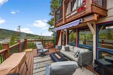 Distinctive A-Frame Mountain Retreat with Sweeping Views of on Breckenridge Golf Club in Colorado - for sale on GolfHomes.com, golf home, golf lot