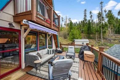 Distinctive A-Frame Mountain Retreat with Sweeping Views of on Breckenridge Golf Club in Colorado - for sale on GolfHomes.com, golf home, golf lot