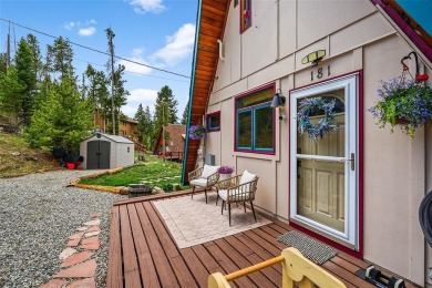 Distinctive A-Frame Mountain Retreat with Sweeping Views of on Breckenridge Golf Club in Colorado - for sale on GolfHomes.com, golf home, golf lot