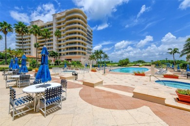 This rarely available 5th-floor Cayman residence in Grand Bay I on Longboat Key Golf Club Resort in Florida - for sale on GolfHomes.com, golf home, golf lot