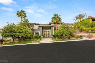 Tucked behind the gates of MacDonald Highlands, this exquisite on Dragon Ridge Country Club in Nevada - for sale on GolfHomes.com, golf home, golf lot