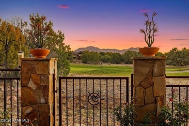 Views, golf, and luxury. Framed by iconic Granite Mountain views on Talking Rock Golf Club in Arizona - for sale on GolfHomes.com, golf home, golf lot