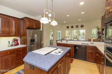 Situated in a peaceful cul-de-sac, this home sits on a large 2 on Pinewild Country Club of Pinehurst in North Carolina - for sale on GolfHomes.com, golf home, golf lot