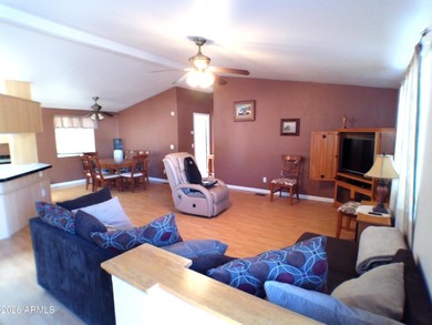 This Stucco 2 Bedroom 2 Full Bath home has an oversized 2nd on Queen Valley Golf Course in Arizona - for sale on GolfHomes.com, golf home, golf lot