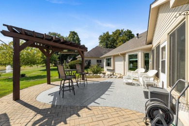 Beautiful Villa in Bridgewater addition. This home backs up to on Bridgewater Golf Club in Indiana - for sale on GolfHomes.com, golf home, golf lot