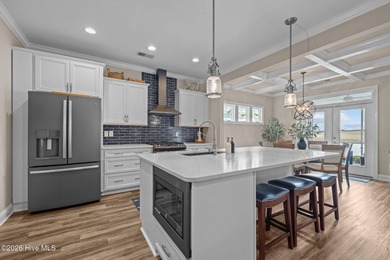 This home combines stunning views, thoughtful upgrades, and an on North River Club in North Carolina - for sale on GolfHomes.com, golf home, golf lot