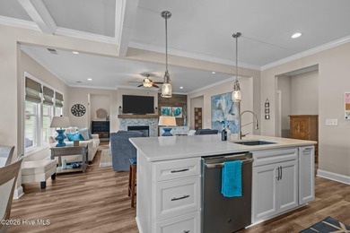 This home combines stunning views, thoughtful upgrades, and an on North River Club in North Carolina - for sale on GolfHomes.com, golf home, golf lot