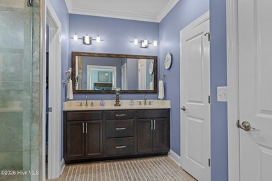 This home combines stunning views, thoughtful upgrades, and an on North River Club in North Carolina - for sale on GolfHomes.com, golf home, golf lot