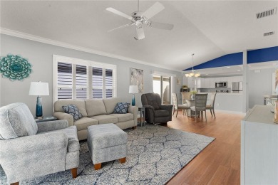 This meticulously maintained 2/2 Block/Stucco WOODLAWN Courtyard on The Links of Spruce Creek in Florida - for sale on GolfHomes.com, golf home, golf lot