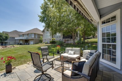GOLF COURSE, POND, and WATERFALL VIEWS from the back patio on Rarity Bay Country Club - Loudon in Tennessee - for sale on GolfHomes.com, golf home, golf lot